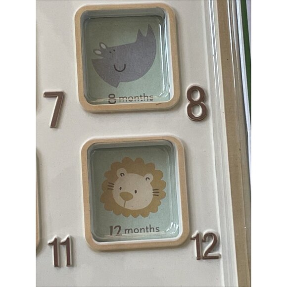 Cudlie! Childs First Year Photo Frame Boy Noahs Ark 13 Photo Insert Windows - Picture 11 of 13
